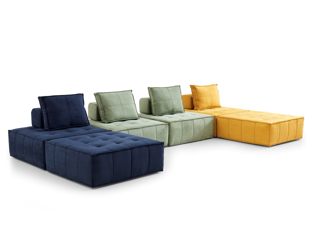 Single - seat Compression Sofa with Backrest: High - Quality Fabric, High - Elastic Sponge, Quick Rebound & Combinable