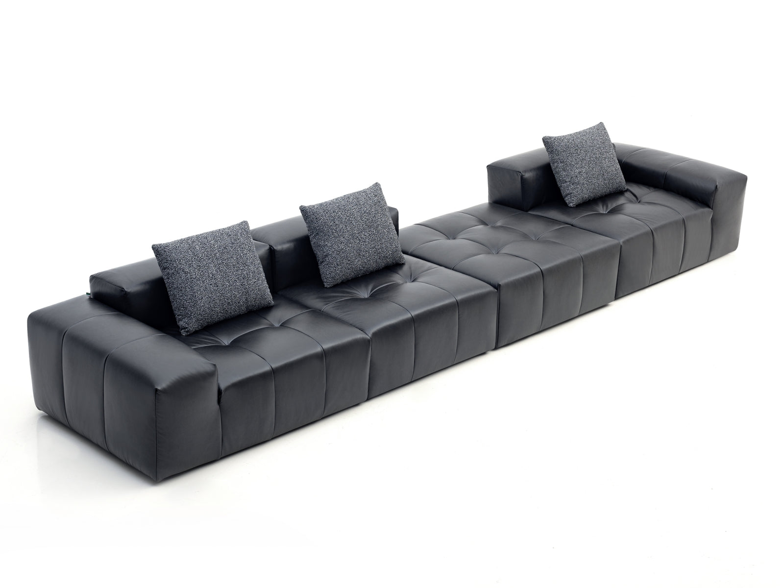 Pixel Sofa 5 - Seater Modular Sofa: High - end Imitation Leather, High - Resilience Sponge, Perfect for Living Room! Sit for Long without Fatigue