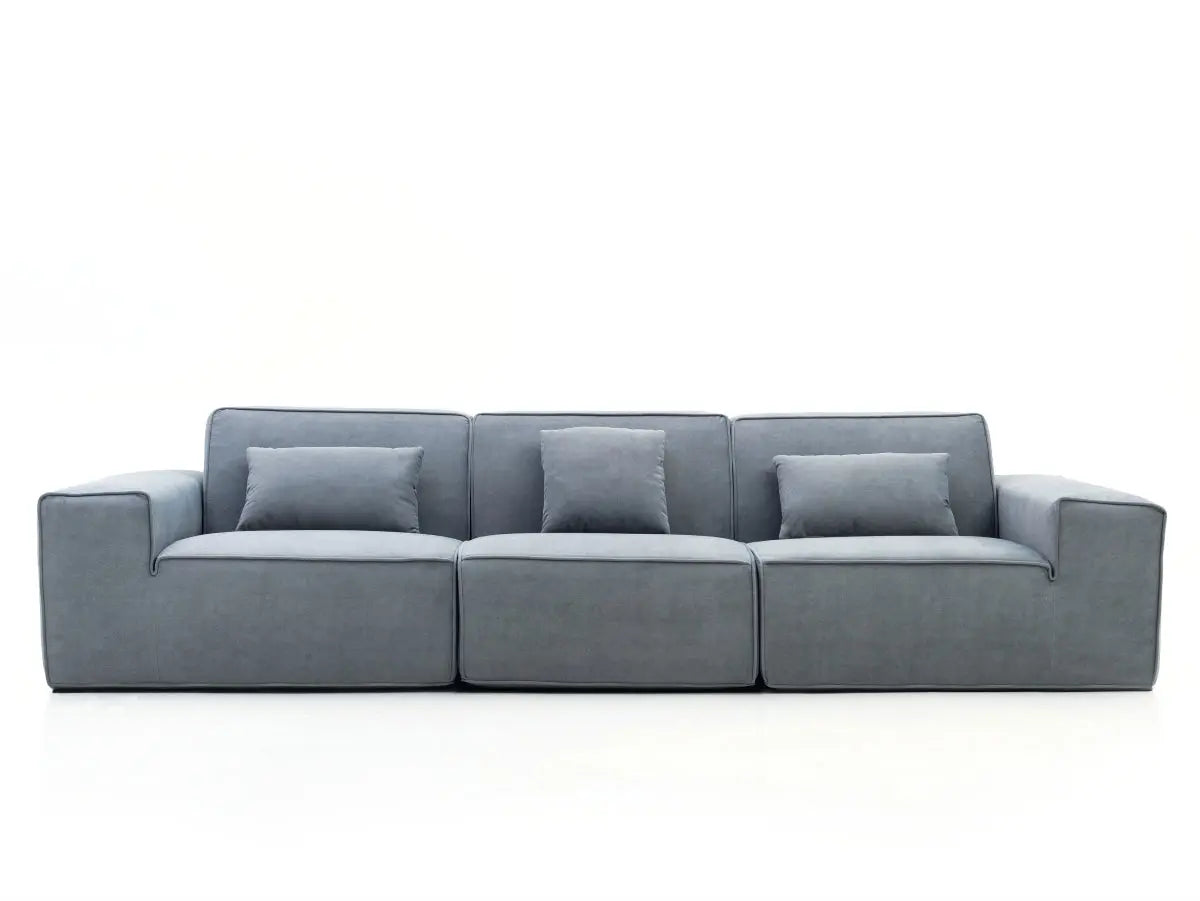 Compressible Sectional Sofa with High - Elastic Sponge: Instant Rebound, No Deformation after Long Sitting, Ideal for Living Room