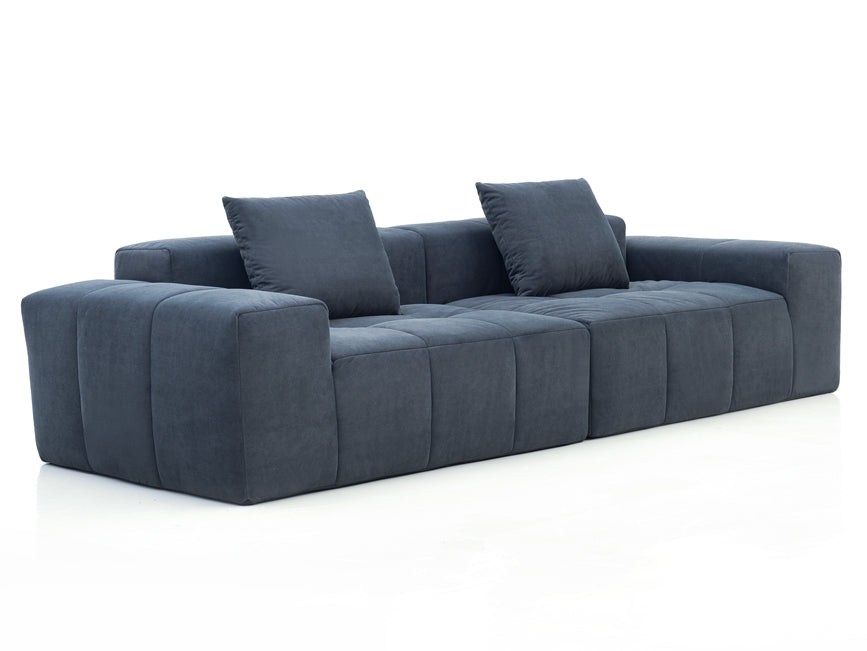 5 - Seater Combination Compression Sofa: High - Elastic Sponge Inside, Quick Rebound and Quality Fabric