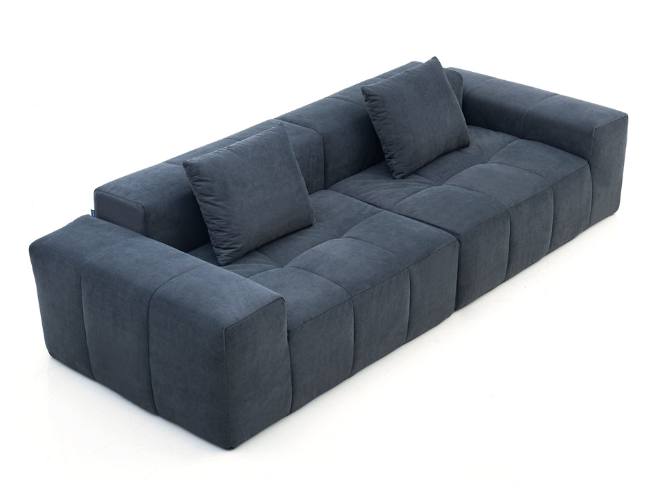 5 - Seater Combination Compression Sofa: High - Elastic Sponge Inside, Quick Rebound and Quality Fabric