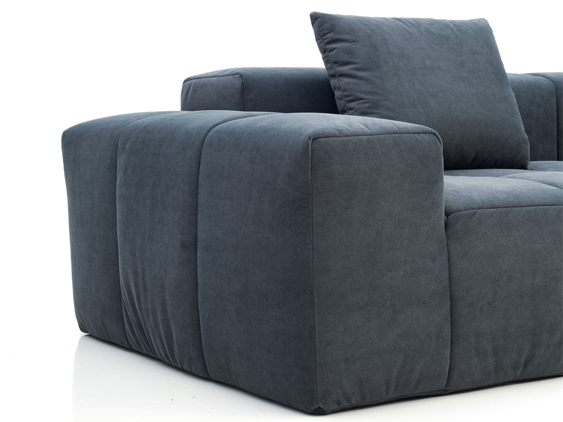 5 - Seater Combination Compression Sofa: High - Elastic Sponge Inside, Quick Rebound and Quality Fabric