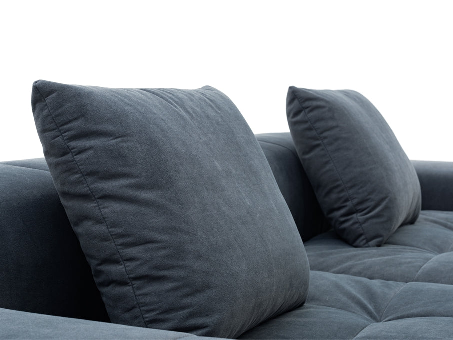 5 - Seater Combination Compression Sofa: High - Elastic Sponge Inside, Quick Rebound and Quality Fabric