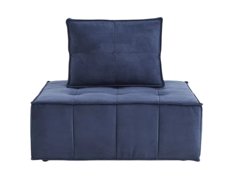 Single - seat Compression Sofa with Backrest: High - Quality Fabric, High - Elastic Sponge, Quick Rebound & Combinable