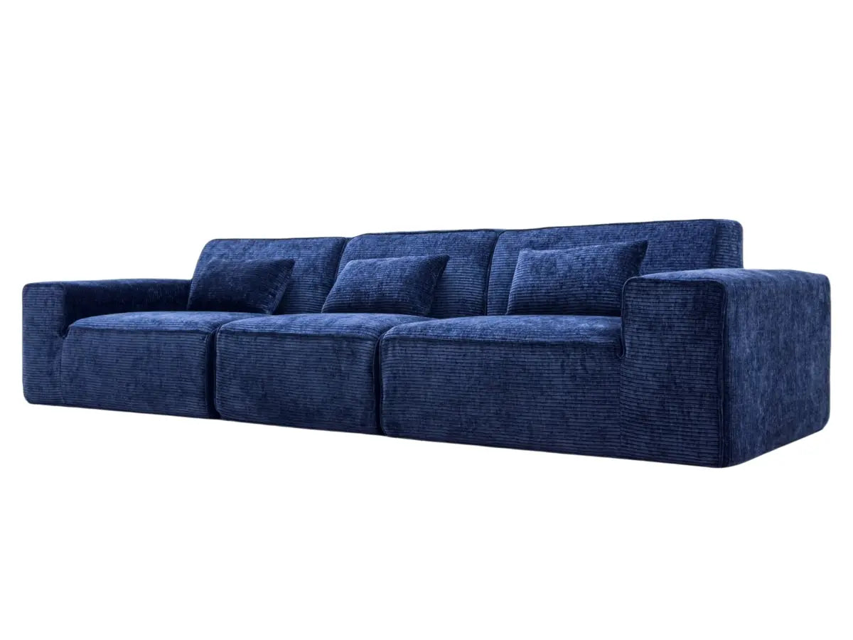 Get This Compressible Sectional Couch with Highly Elastic Sponge: Rebounds Instantly, Stays in Shape after Extended Use, Fits Living Room Well