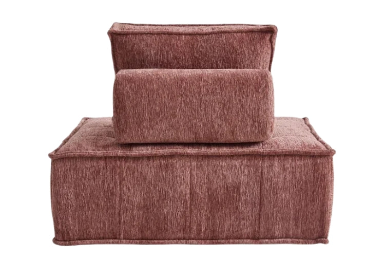 Single - seat Compression Sofa with Backrest: High - Quality Fabric, High - Elastic Sponge, Quick Rebound & Combinable