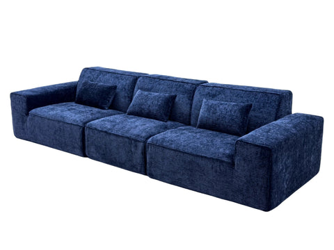 Get This Compressible Sectional Couch with Highly Elastic Sponge: Rebounds Instantly, Stays in Shape after Extended Use, Fits Living Room Well