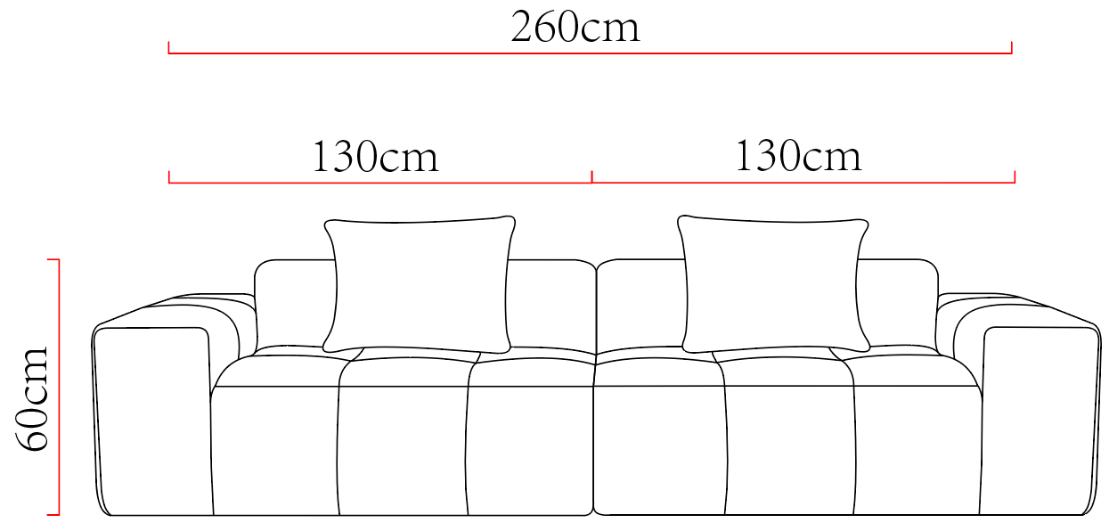 5 - Seater Combination Compression Sofa: High - Elastic Sponge Inside, Quick Rebound and Quality Fabric