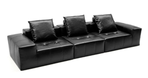 Pixel Sofa 5 - Seater Modular Sofa: High - end Imitation Leather, High - Resilience Sponge, Perfect for Living Room! Sit for Long without Fatigue