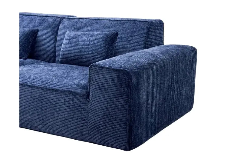 Get This Compressible Sectional Couch with Highly Elastic Sponge: Rebounds Instantly, Stays in Shape after Extended Use, Fits Living Room Well