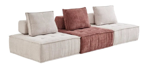 Single - seat Compression Sofa with Backrest: High - Quality Fabric, High - Elastic Sponge, Quick Rebound & Combinable