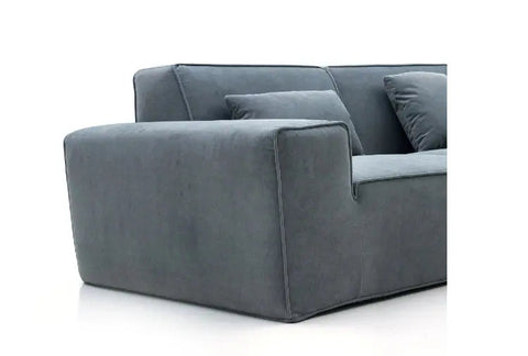 Compressible Sectional Sofa with High - Elastic Sponge: Instant Rebound, No Deformation after Long Sitting, Ideal for Living Room