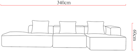 ompressible Combo Sofa with High - Resilience Sponge: 5 - Person Capacity, Quick Rebound, in Premium Corduroy for Your Living Room