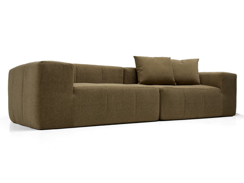 5 - Seater Combination Compression Sofa: High - Elastic Sponge Inside, Quick Rebound and Quality Fabric