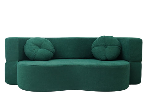 Double Compression Sofa: High - Elastic, Boneless, and Easily Converts to a Comfortable Double Bed