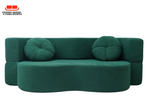 Double Compression Sofa: High - Elastic, Boneless, and Easily Converts to a Comfortable Double Bed