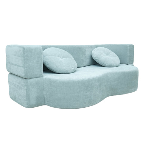 Double Compression Sofa: High - Elastic, Boneless, and Easily Converts to a Comfortable Double Bed