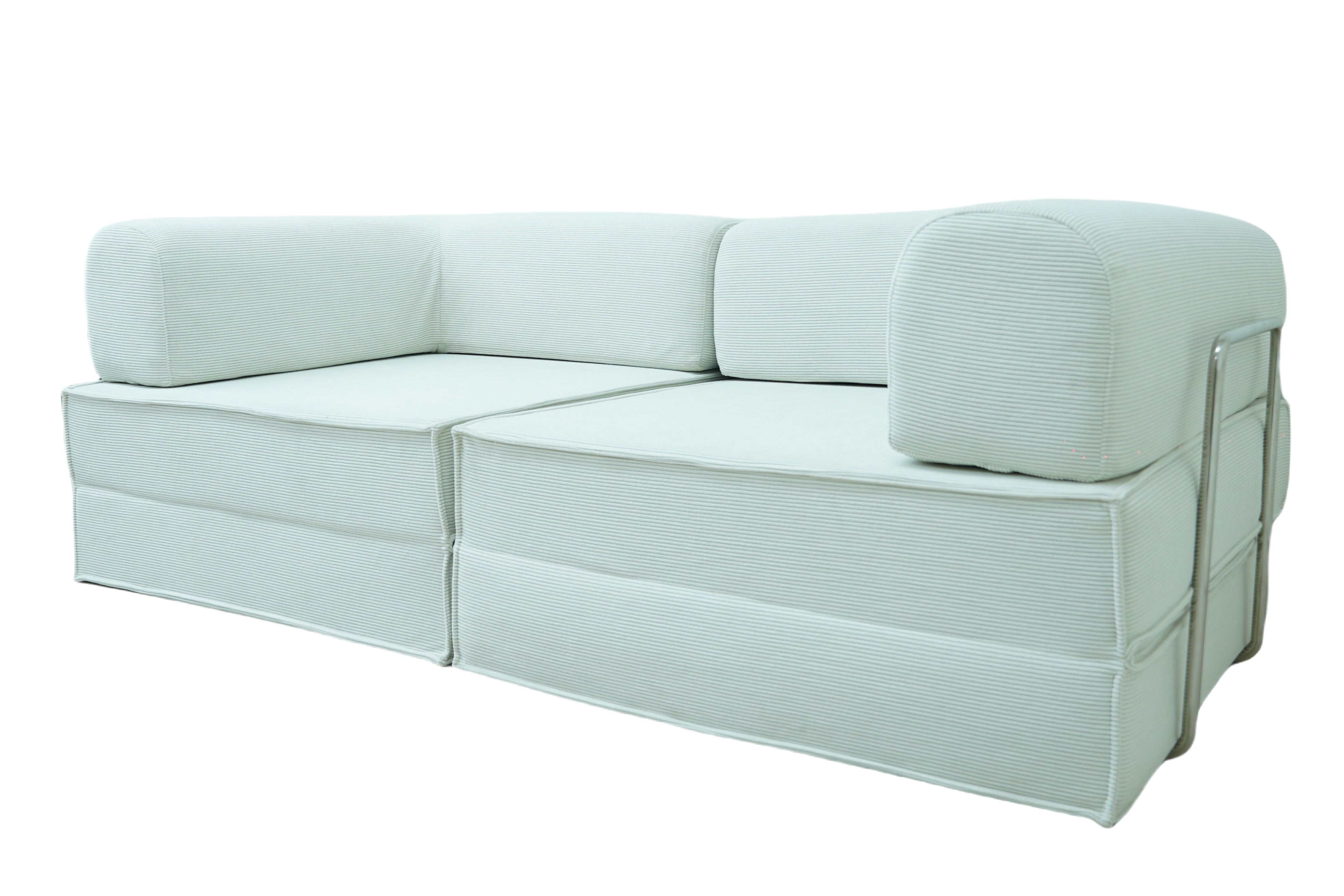 Transformable Mattress Combo Sofa Bed, All-Sponge, Frame-Free: Cozy and Versatile for Your Space