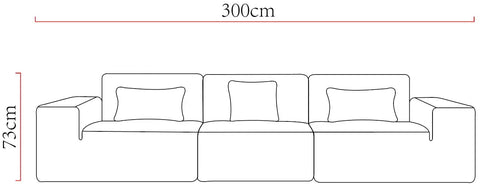 Compressible Sectional Sofa with High - Elastic Sponge: Instant Rebound, No Deformation after Long Sitting, Ideal for Living Room